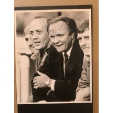 Signed press photo of Ron Atkinson the Manchester United manager.